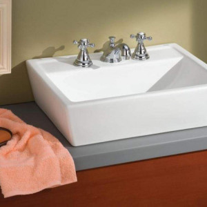 Cheviot 1237-18-..-1 Vitreous China Sentire Vessel Sink in White