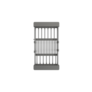 BOCCHI 2310 0006 Expandable Colander, Stainless Steel w/ Gray Handles