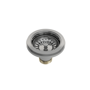 BOCCHI 2330 0001 Polished Stainless Steel Strainer for Fireclay Kitchen Sink