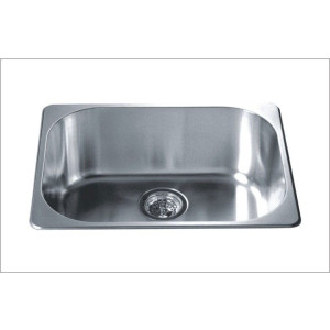 Dawn 3233 Drop In Rounded Corner Stainless Kitchen Sink
