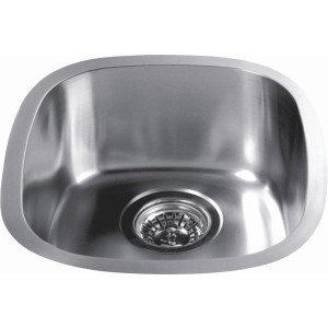Dawn 3237 Stainless Undermount Rounded Prep/Bar Sink