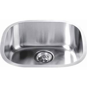 Dawn 3238 Stainless Undermount Rounded Prep/Bar Sink