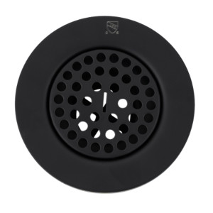 Nantucket Sinks 3CHGRMBL 3 inch Utility Sink Grid Drain Matte Black