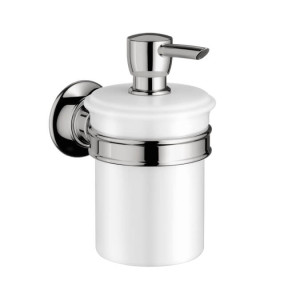 AXOR 42019 AX Montreux Soap Dispenser Porcelain Wall Mount 8oz Capacity