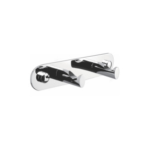 KubeBath 2284260 Aqua Rondo Robe Hook With 2 Hooks