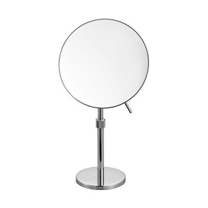 KubeBath 8167 Aqua Rondo by KubeBath Magnifying Mirror With Adjustable Height