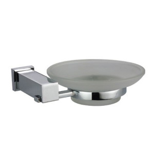 Dawn 8201-PC Square Series Soap Dish Holder Bath Accessories in Chrome Dawn 8201-PC Square Series Soap Dish Holder Bath Accessories in Chrome