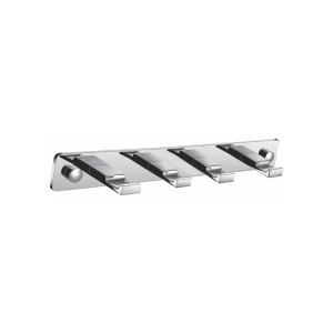 KubeBath 2308059 Aqua Piazza Robe Hook With 4 Hooks