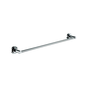 KubeBath 92601 Aqua Rondo 25 Inch Bathroom Accessories Towel Bar In Chrome