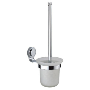 Dawn 9308-PC Button Series Solid Brass Toilet Brush & Holder in Chrome