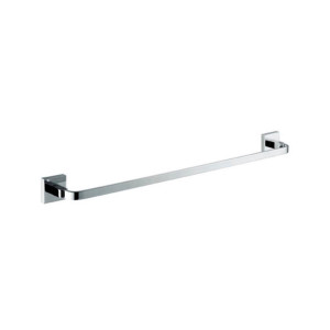 KubeBath 93501 Aqua Squadra Wall Mounted Bathroom Towel Bar In Chrome