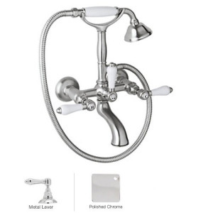 Rohl A1401LM Country Bath Exposed Tub Set Shower Mixer with Handshower 