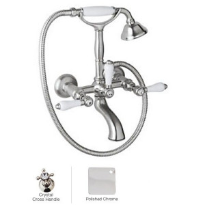Rohl A1401XM Country Bath Exposed Tub Set Shower Mixer with Handshower
