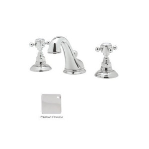 Rohl A1408XM-2 Cross-Handle Viaggio C-Spout Widespread Lavatory Faucet