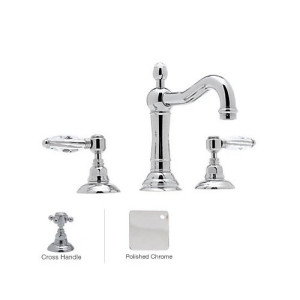 Rohl A1409XM-2 Cross-Handle Acqui Column Spout Widespread Lavatory Faucet