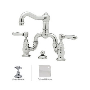 Rohl A1419XM-2 Acqui Deck Mounted Low Lead Bridge Lavatory Faucet