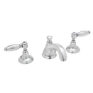 Rohl A1808LH-2 Hex Spout Widespread with Metal Lever Handles