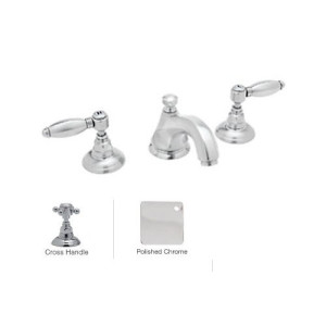 Rohl A1808XM-2 Hex Spout Widespread with Cross Handles