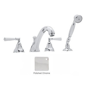 Rohl A1904LM Palladian Roman Tub Faucet with Single Function Hand Shower