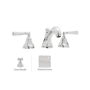 Rohl A1908XM-2 Palladian 3-Hole Widespread Lavatory Faucet Cross handle