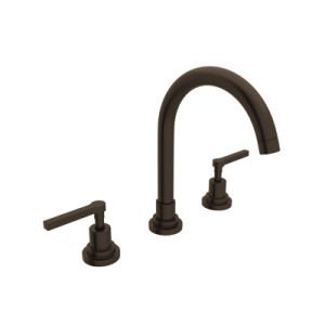 Rohl A2208LM-2 Lombardia C-Spout Low Lead Widespread Lavatory Faucet 