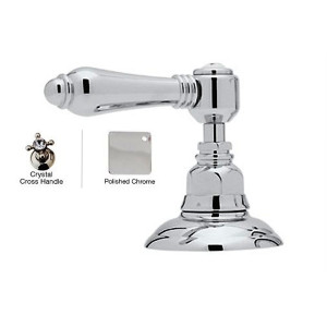 Rohl A2716XC Country Bath Crystal Cross Handle 2-Direction Diverter