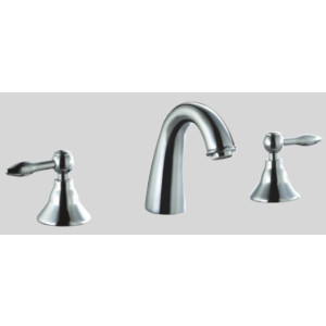 Dawn AB13-1018 3-Hole Widespread Lever Handles Solid Brass Lavatory Faucet Dawn AB13-1018 3-Hole Widespread Lever Handles Solid Brass Lavatory Faucet