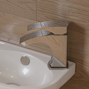 ALFI brand AB1586 Single Lever Modern Bathroom Faucet Polished or Brushed