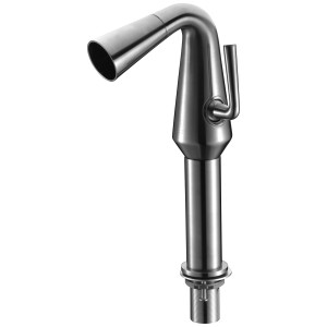 ALFI brand AB1792 Single Hole Tall Cone Waterfall Bathroom Faucet
