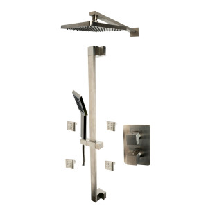 ALFI brand AB2287 3 Way Thermostatic Shower Set with Body Sprays