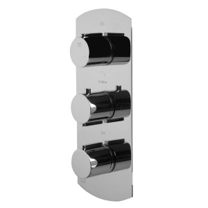 ALFI brand AB4101 Concealed 4-Way Thermostatic Valve Round Shower Mixer