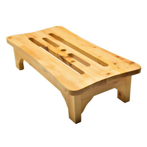 ALFI brand AB4408 24'' Cedar Wood Stool for your Wooden Tub