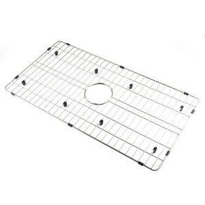 ALFI brand ABGR33S Solid Stainless Steel Kitchen Sink Grid for ABF3318S Sink