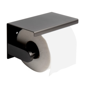 ALFI brand ABTPP66 PVD Stainless Steel Toilet Paper Holder with Shelf