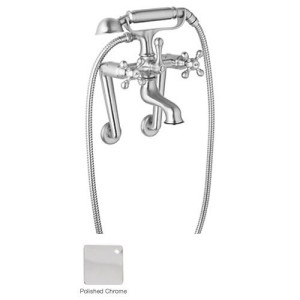 Rohl AC7X 2-Hole Exposed Tub Filler with Single Function Handshower 