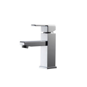 KubeBath AFB041 Aqua Piazza Single Lever Bathroom Vanity Faucet - Chrome