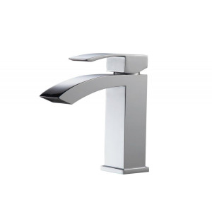 KubeBath AFB053 Aqua Balzo Wide Spread Bathroom Vanity Faucet - Chrome