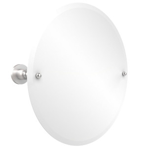 Allied Brass AP-90-SCH 22  Tilt Mirror with Beveled Edge in Satin Chrome