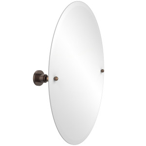 Allied Brass AP-91-VB Oval Tilt Mirror with Beveled Edge in Venitian Bronze