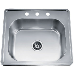 Dawn AST103 Drop In Rounded Stainless Kitchen Sink