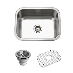 Houzer BSS-2309 Belleo Series Topmount Single Bowl Kitchen Sink