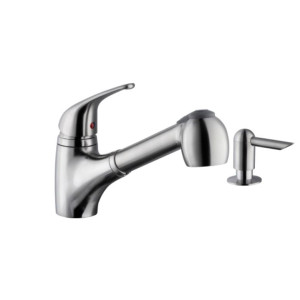 Cahaba CA6110SS Single Lever Handle Pull Out Faucet with Soap Dispenser