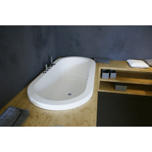 Aquatica Carol-Wht-Std Drop In VelveX Bathtub - Fine Matte