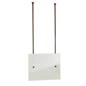 Allied Brass CH-93-ABZ Rectangle Ceiling-hung Mirror in Antique Bronze