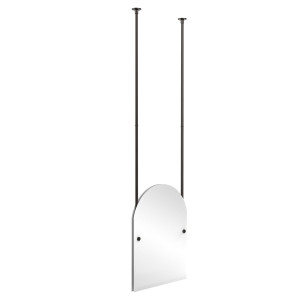Allied Brass CH-94-ORB Arched Top Ceiling-hung Mirror in Oil Rubbed Bronze