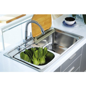 Dawn CH368 Drop In Satin Stainless Steel Kitchen Sink
