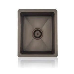 Lenova CK200 Copper Bar Sink Squared Undermount/Top Mount 15 Gauge 18 X 15