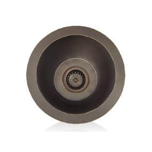 Lenova CK201 Copper Sink Circled Oil Rubbed Bronze 15 Gauge 16 X 16