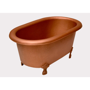 Barclay Picasso COTDRN31-AC-AC 32 Inch Copper Double Roll Top Bathtub 
