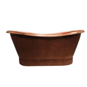 Barclay Chopin COTDSN70B-SAP 70 Inch Copper Double Slipper Bathtub